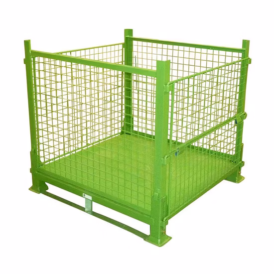 Factory Supply Ce Certified Foldable Customized Steel Pallet Stillage