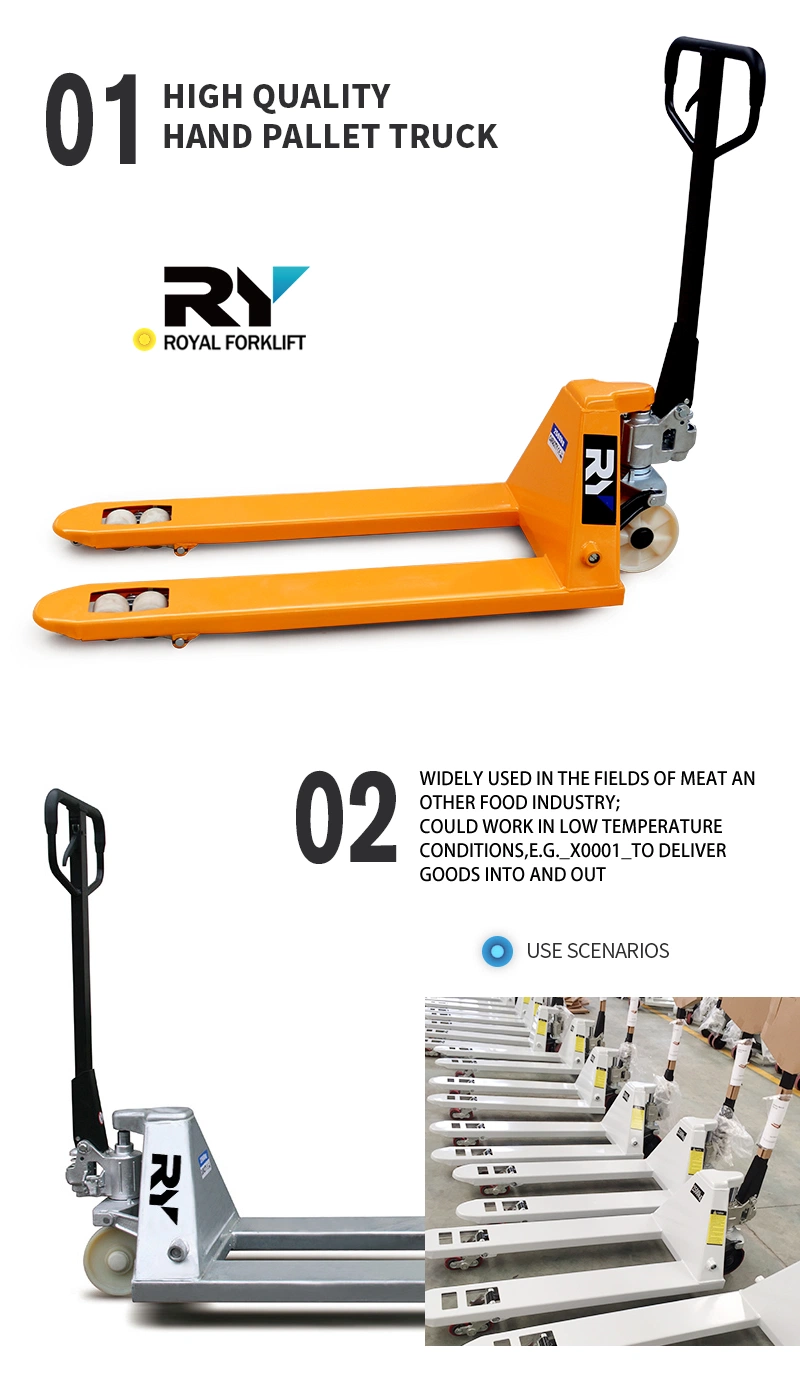 Flat Pallets Steel Royal or OEM Electric Hand Pallet Truck