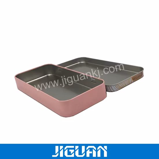 Boîte de rangement en métal de fer de trousse à crayons de conception personnalisée