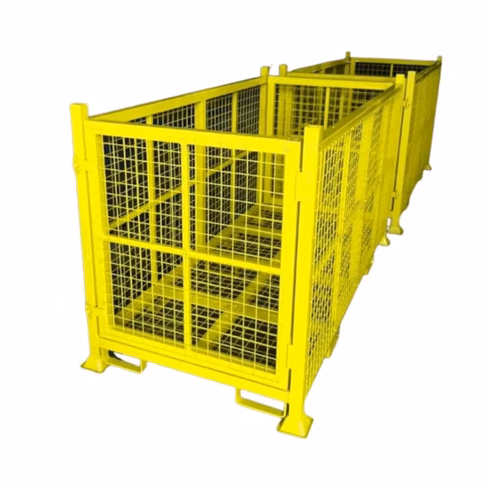 Approvisionnement d'usine certifié CE pliable personnalisé palette en acier Stillage
